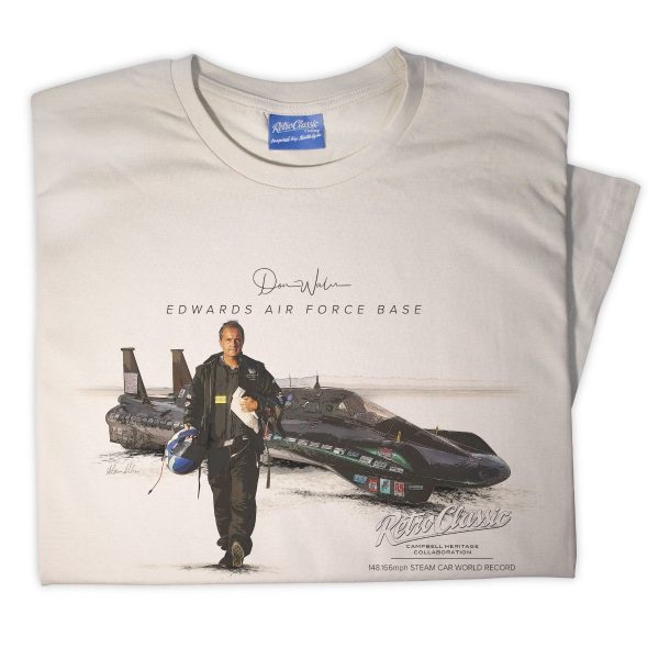 Don Wales 'Land Speed World Record' Steam Car T-Shirt - Image 5