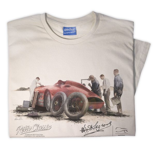 Sunbeam 1000HP (Change Over) Restoration Project Collaboration Land Speed Car T-Shirt