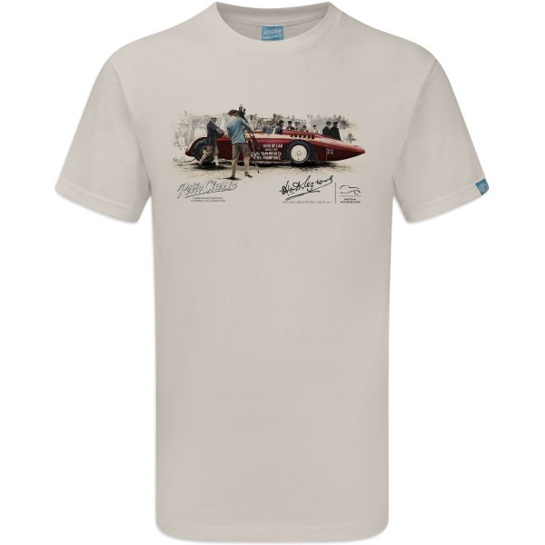 Sunbeam 1000HP (Camera) Restoration Project Collaboration Land Speed Car T-Shirt - Image 4