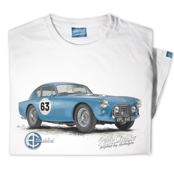 Kevin Shilling's AC 'Bluebird' Aceca Auto-Carrier Classic Car T-Shirt - Image 2