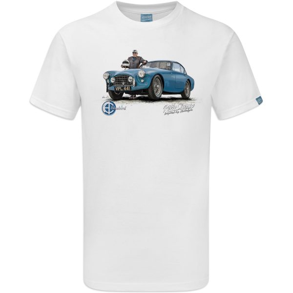 Kevin Shilling and his AC 'Bluebird' Aceca Auto-Carrier Classic Car T-Shirt - Image 4