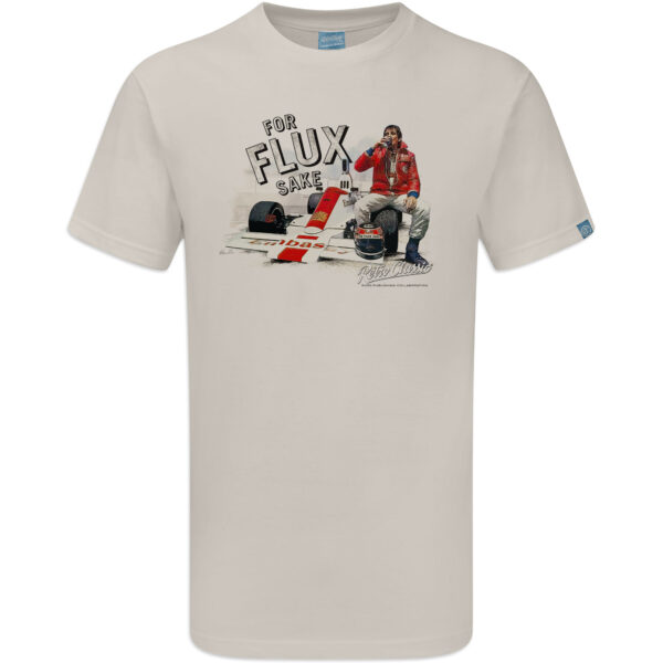 Ian Flux 'For Flux Sake' Classic Race Car T-Shirt - Image 4