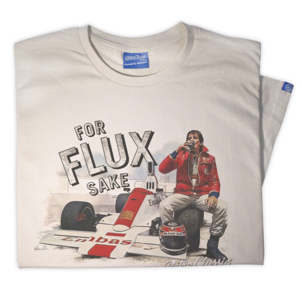 Ian Flux 'For Flux Sake' Classic Race Car T-Shirt - Image 5