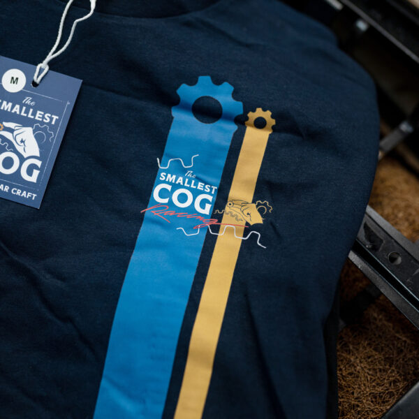 The Smallest Cog Authentic Racing Cog Stripes T-Shirt - Image 5