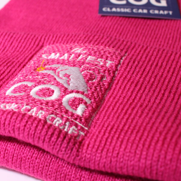 The Smallest Cog Authentic Cog Beanie Hat - Pinks - Image 3