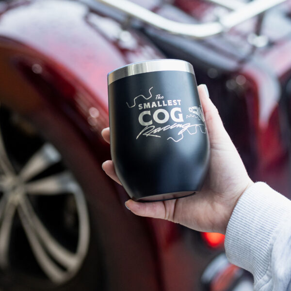 The Smallest Cog Racing- Authentic Cog 340ml Double-Walled Tumbler - Image 3